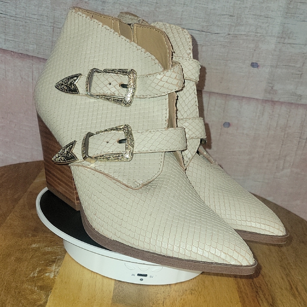 Franco Sarto Buckled Booties